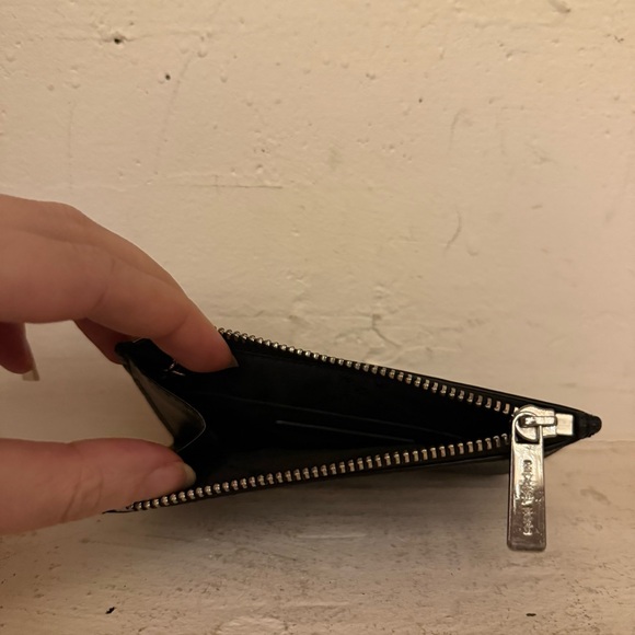 MICHAEL KORS Small Coin Card Case in Black/Silver - Picture 2 of 7